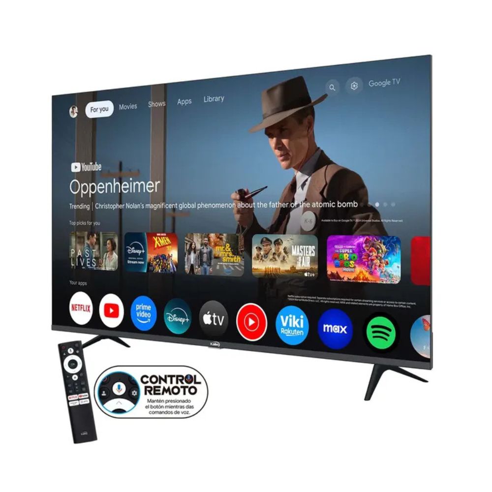 Televisor Kalley 55 Pulgadas 139 Cm 55g305 4k Uhd Max Led Smart Tv Google