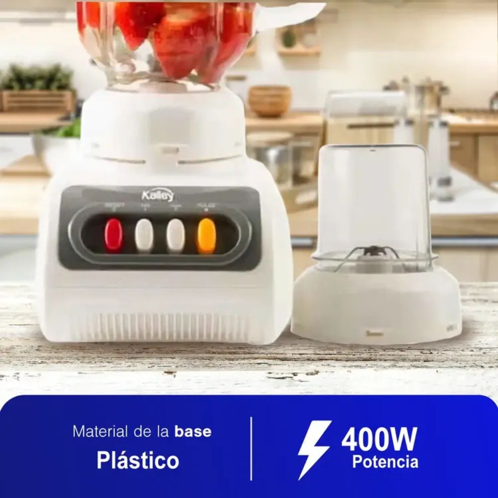 Licuadora Kalley K-Lpv40 Blanco