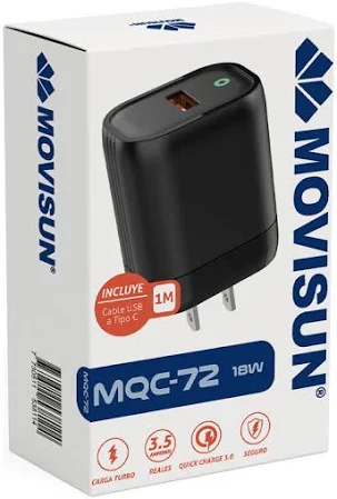 Cargador MQC-72 18W Movisun