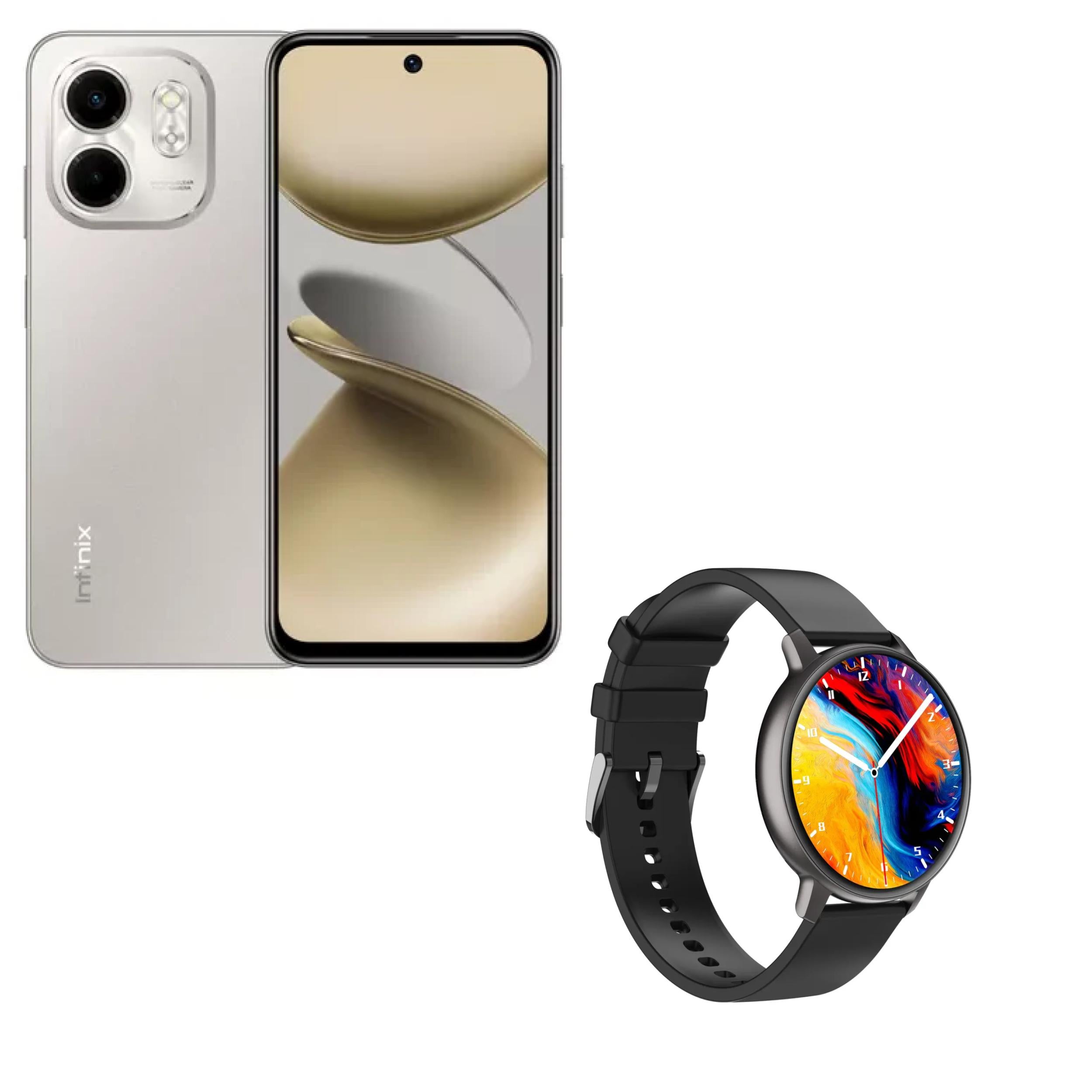 Combo Celular Infinix Smart 9 128GB  3Ram + Smartwatch Foxbox Neon 3.0