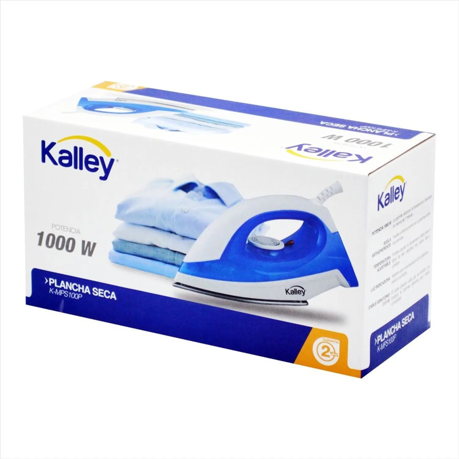 Plancha Seca De Ropa KALLEY K-MPS100P